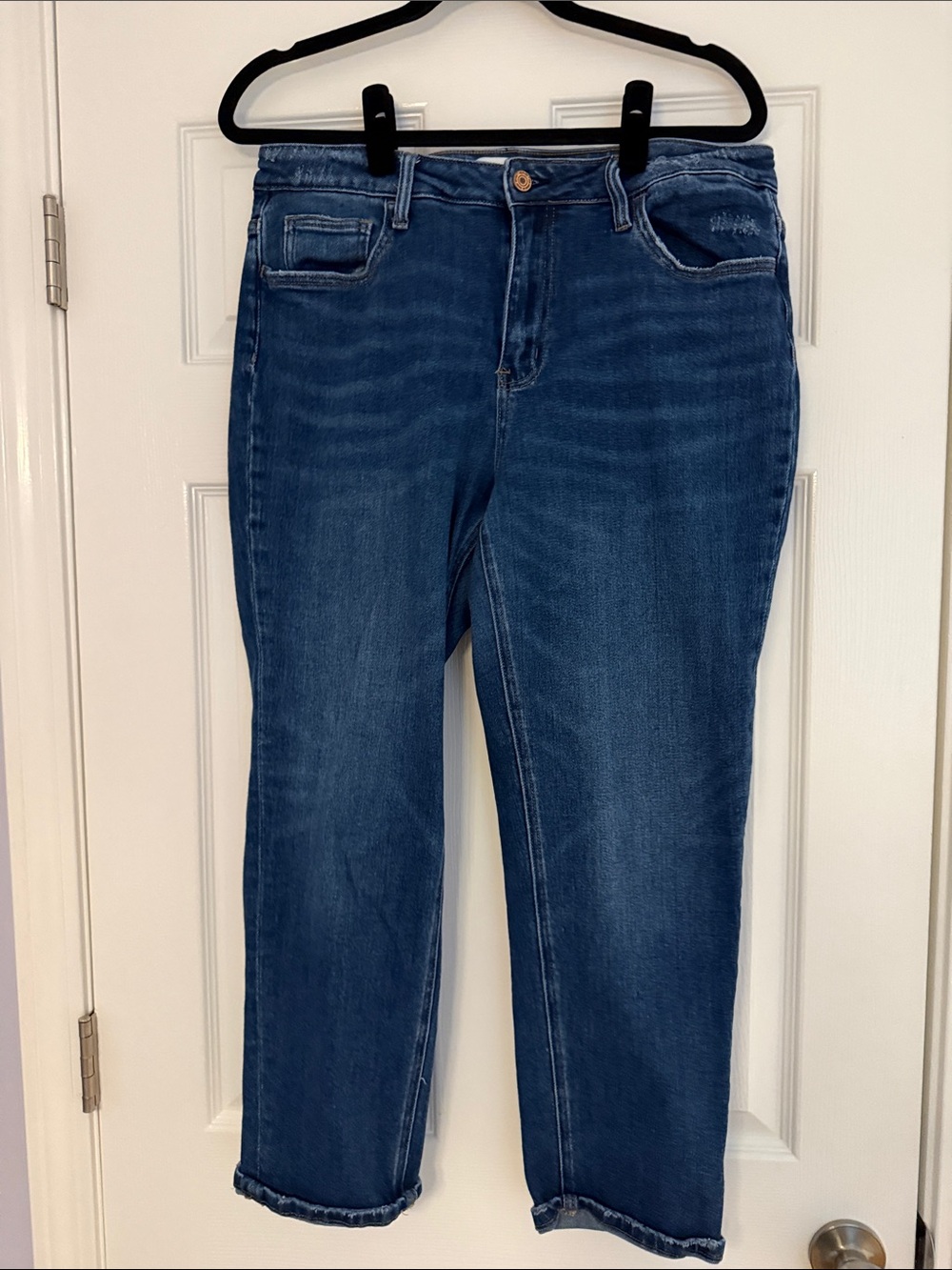 Women's Vervet Ankle Crop Jeans in Dark Blue